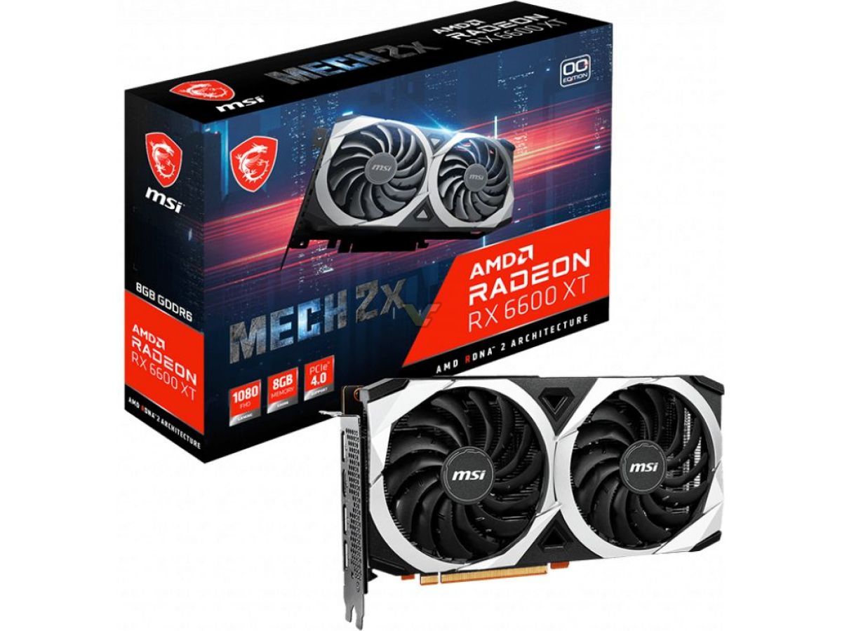 Various custom RX 6600 XT graphics cards