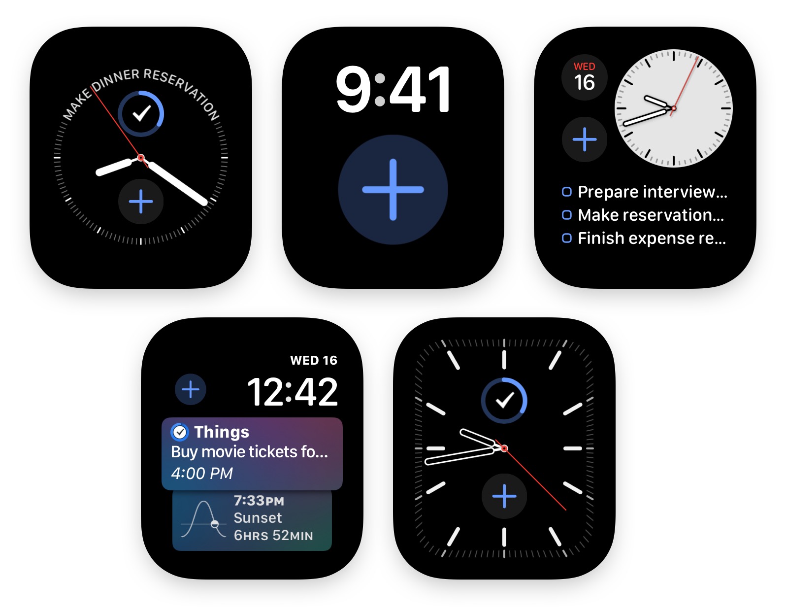 Things Watchos7 Complications