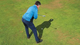 Clive Tucker shows how the shadow drill can be used in golf to stop you from swaying