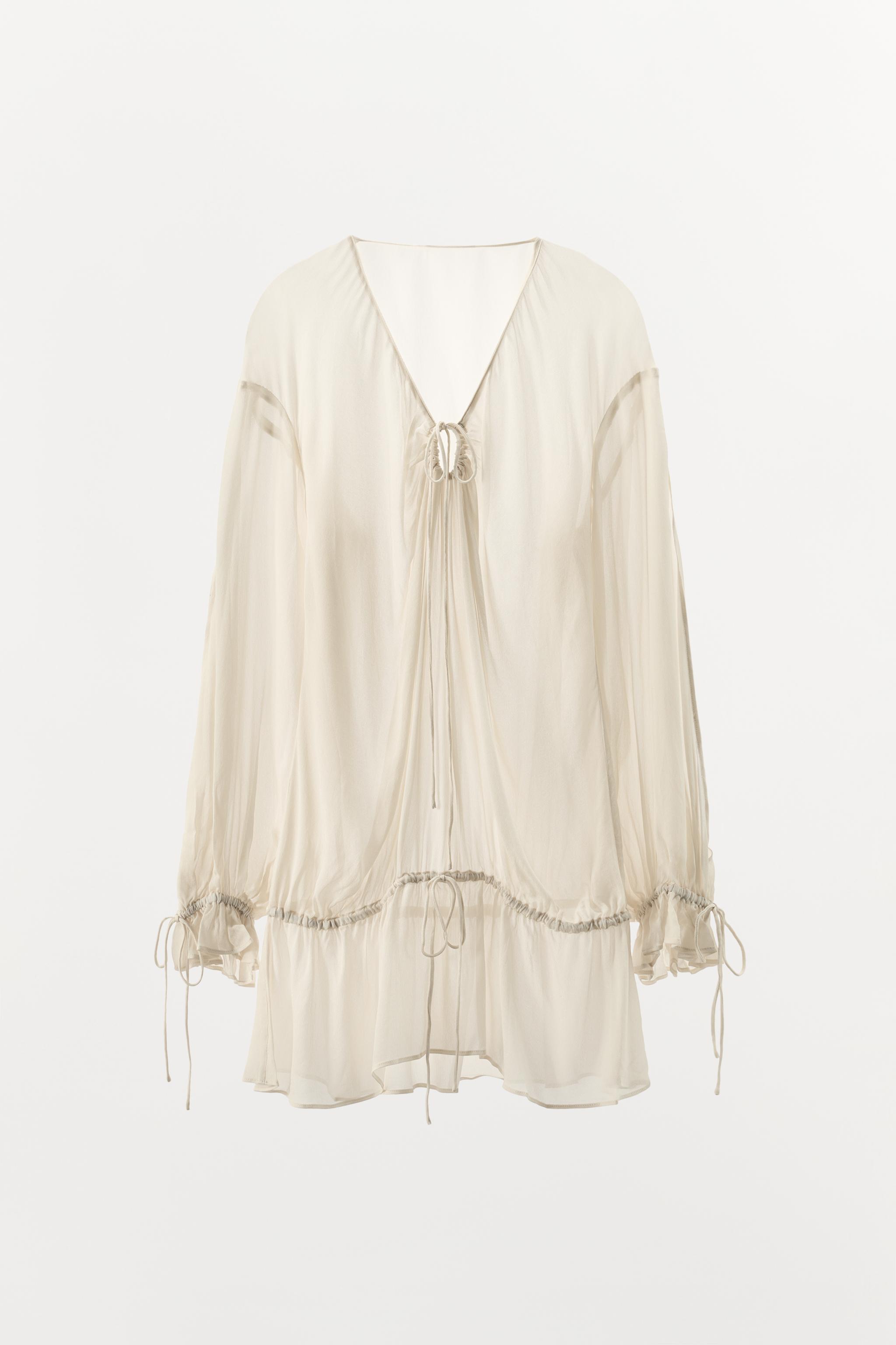 Flowy Semi-Sheer Top