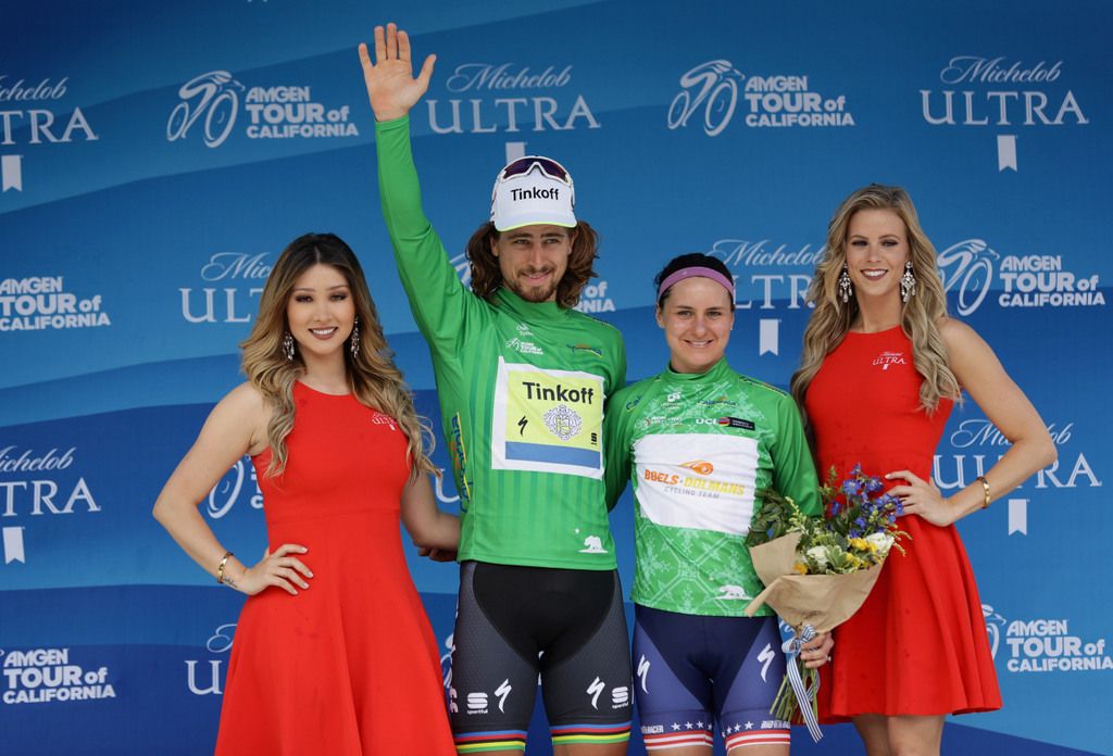 Peter Sagan and Megan Guarnier both won the points classifications