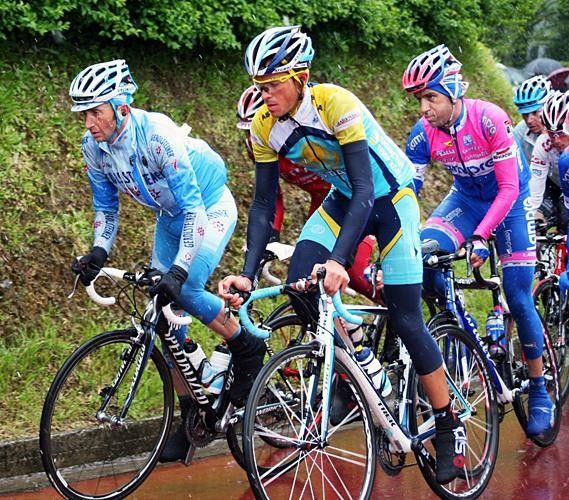 Italy's Davide Rebellin (Gerolsteiner) continues to hold eighth position overall.