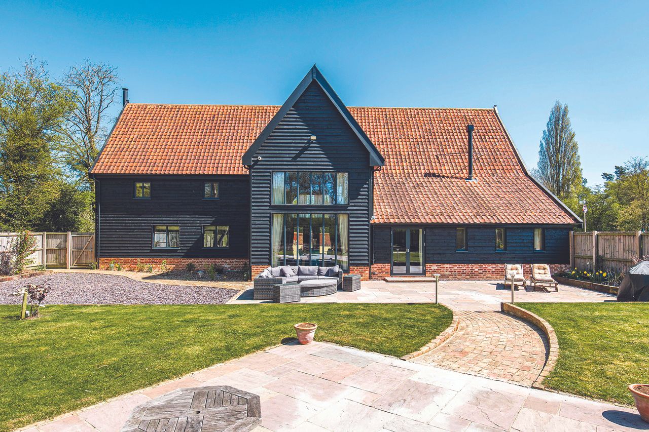 View of Pipistrelle Farm, Tivetshall St. Margaret, Norfolk.