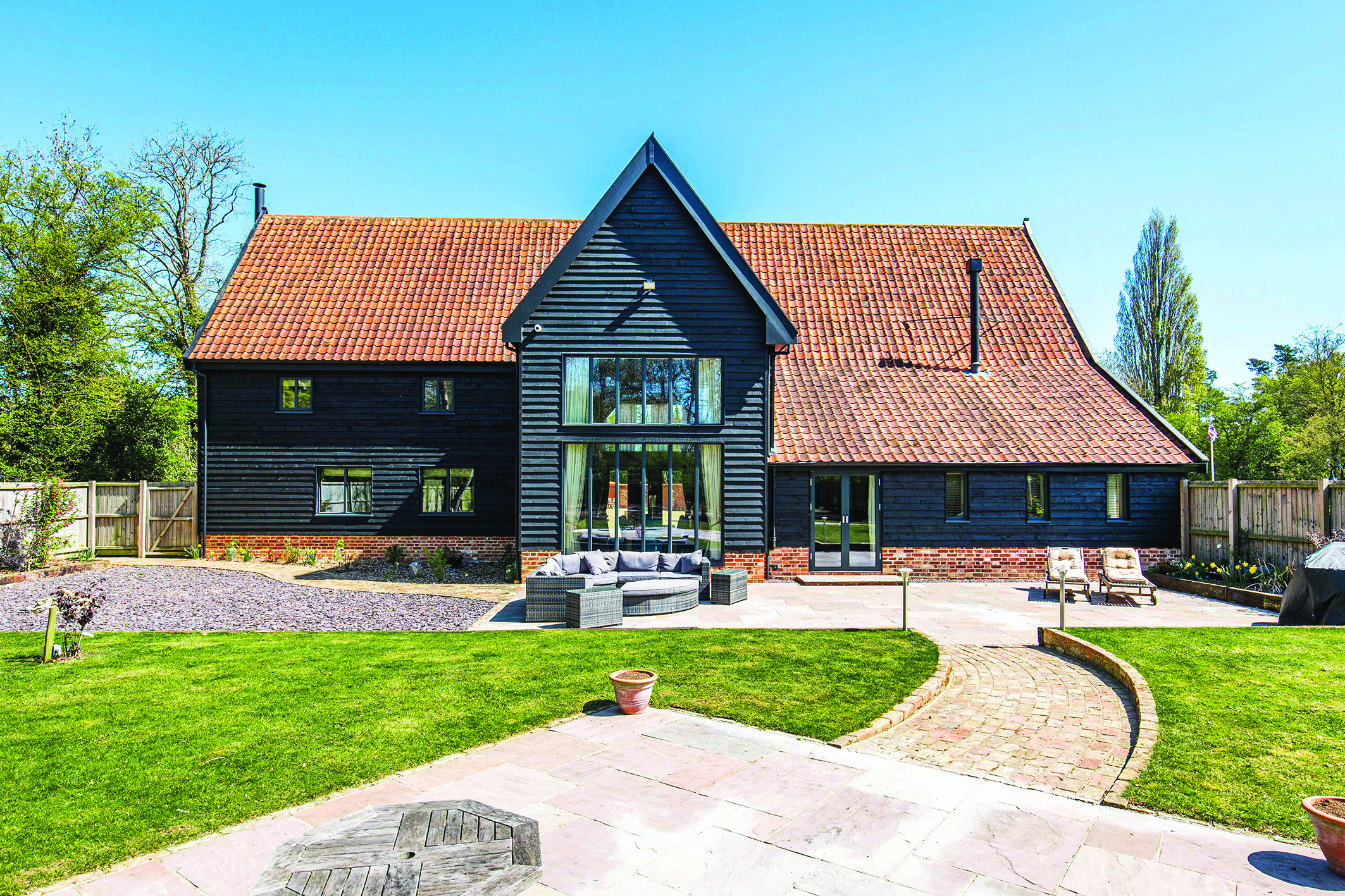 View of Pipistrelle Farm, Tivetshall St. Margaret, Norfolk.