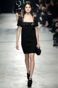 London Fashion Week trends: Black is the new colour of the season.