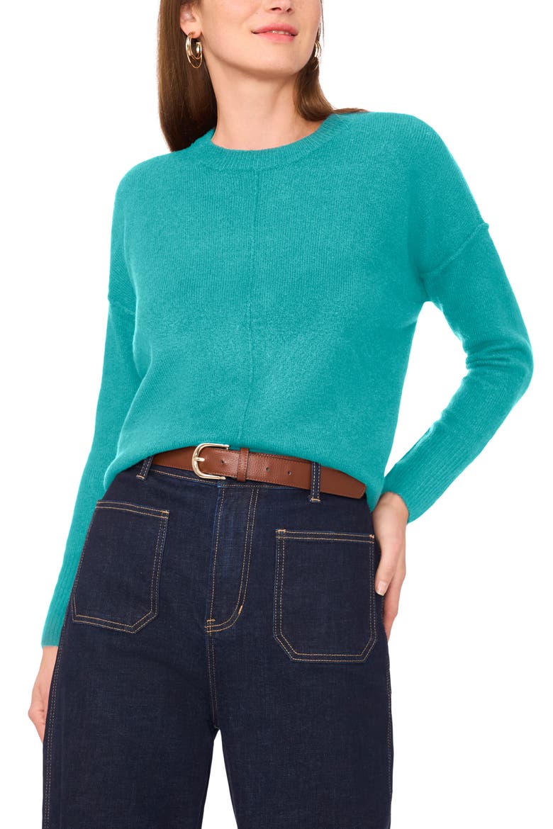 Exposed Seam Crewneck Sweater