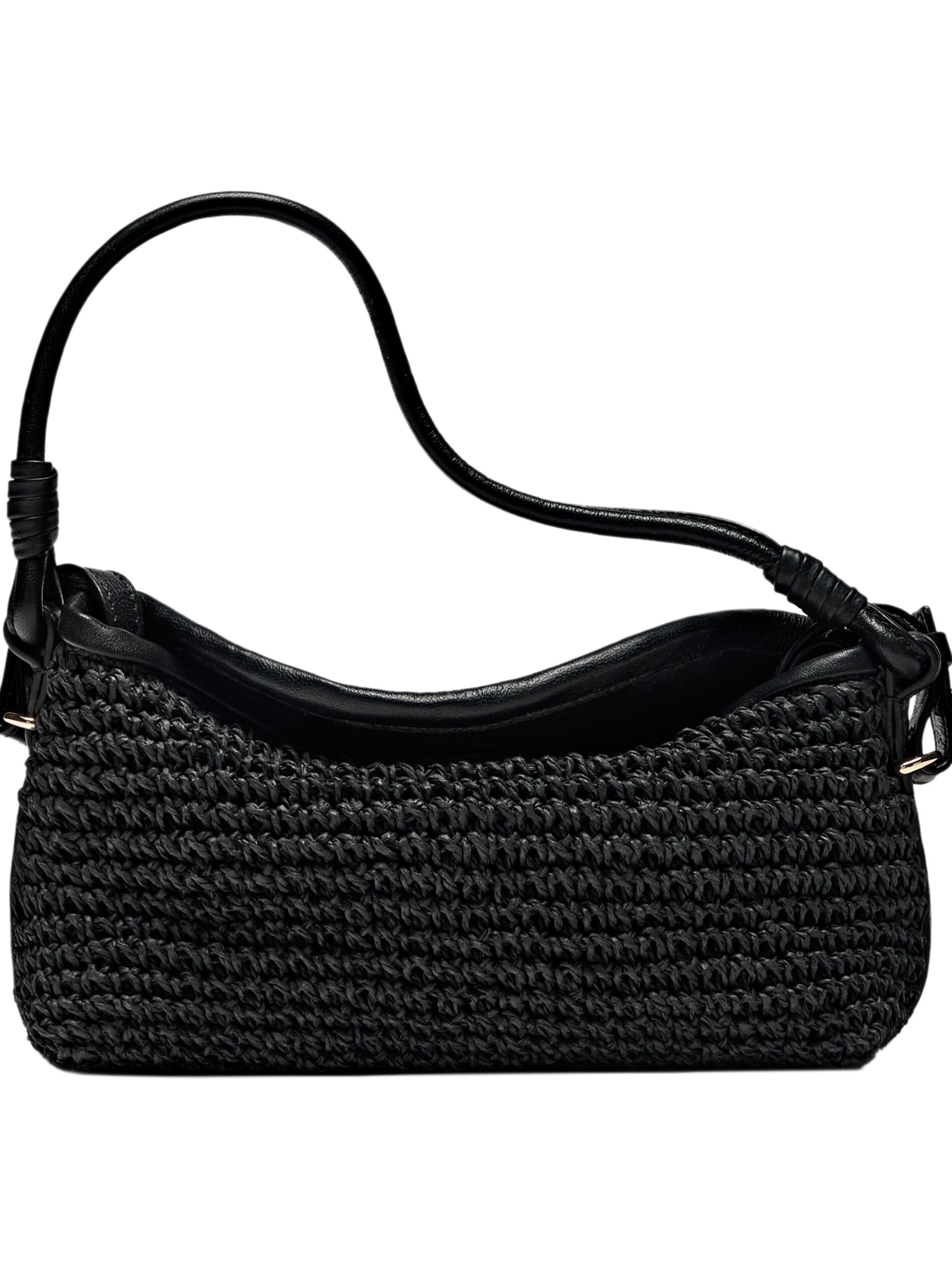 Woven Paper Mini Satchel Bag