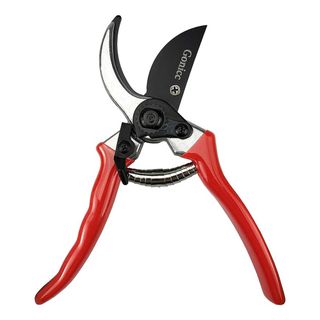 Red Gonicc bypass pruners on white background