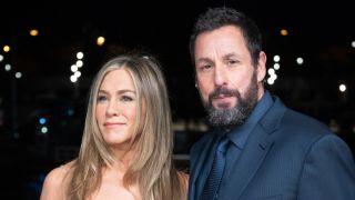 Jennifer Aniston and Adam Sandler at Murder Mystery 2 premiere