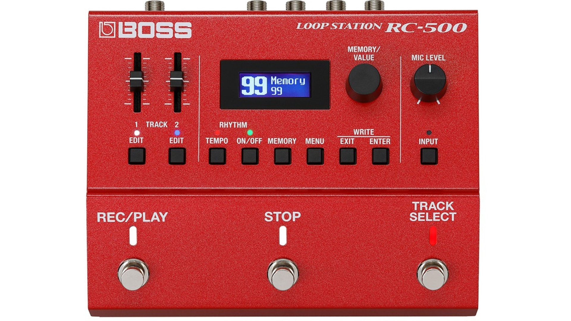 A Boss RC-500 looper pedal