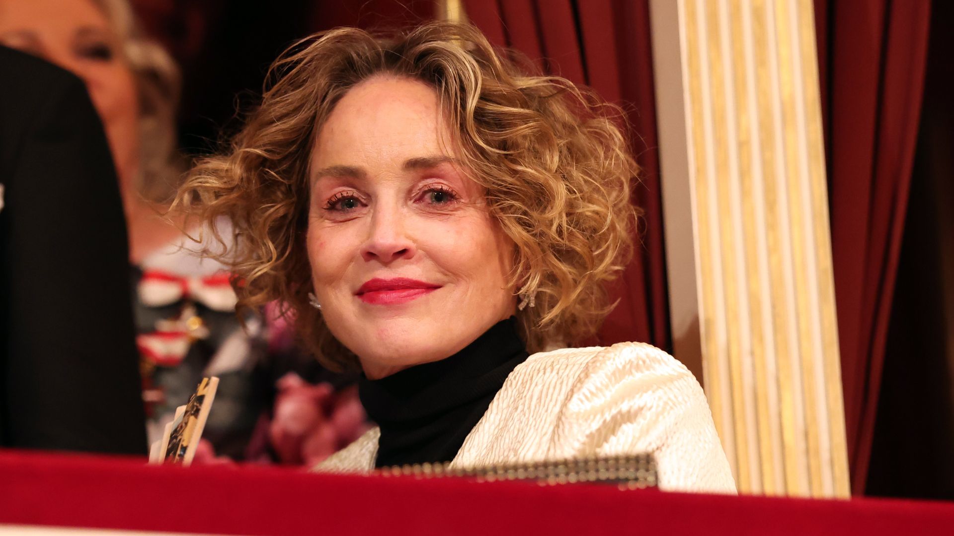 Sharon Stone attends the Vienna Opera Ball in February 2026