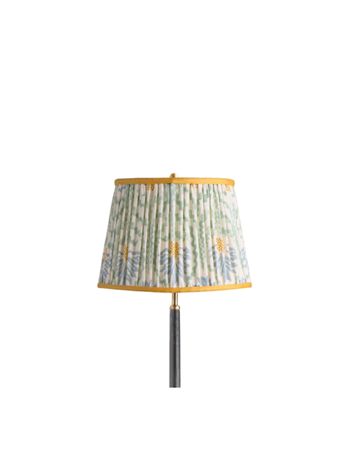 12" Straight Empire Shade in Beryl 'Palmette' Linen