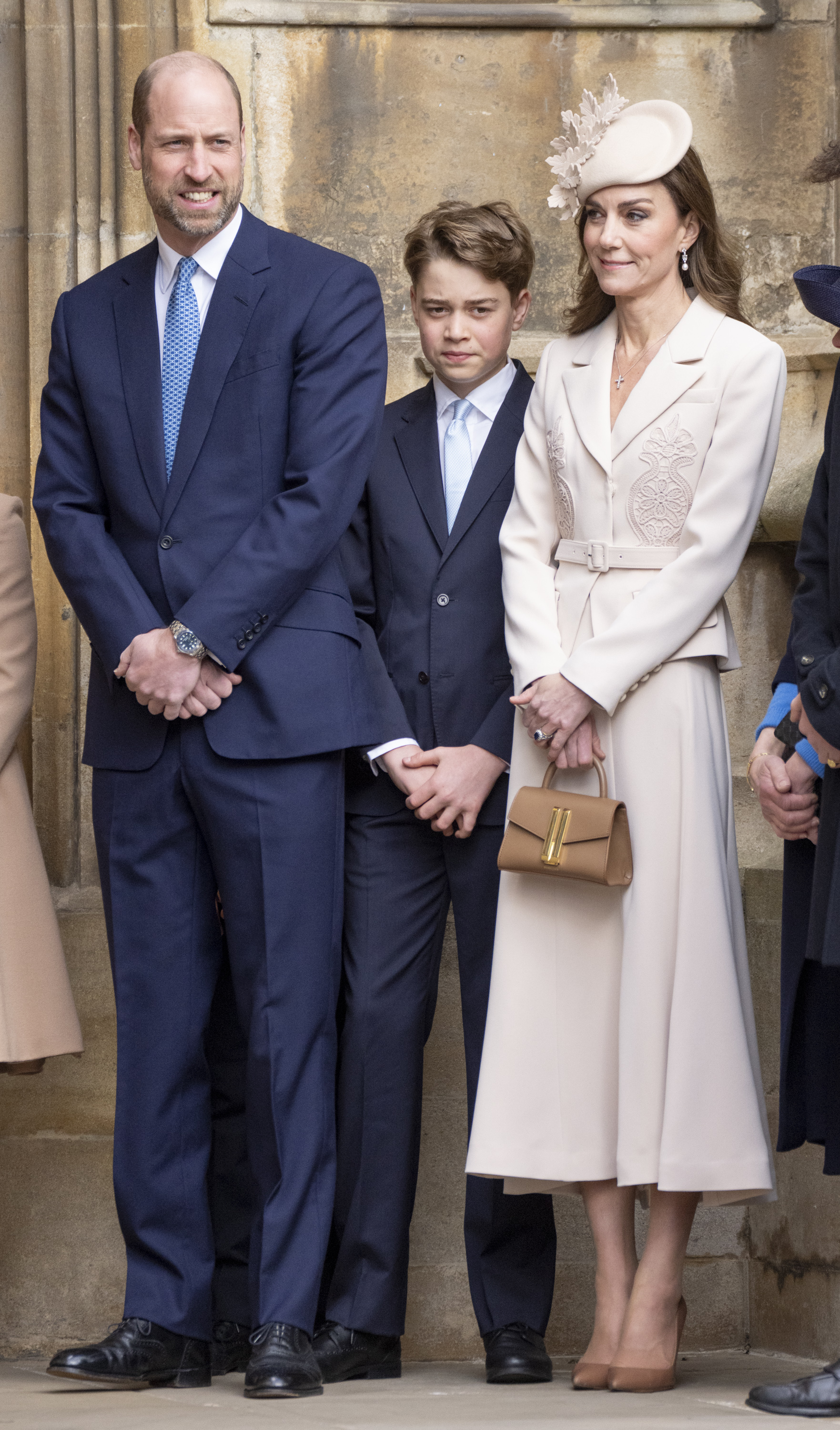 Prince George, Prince William and Princess Kate on Easter