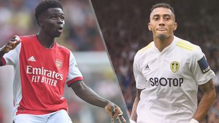 Bukayo Saka of Arsenal and Raphinha of Leeds United could both feature in the Arsenal vs Leeds live stream