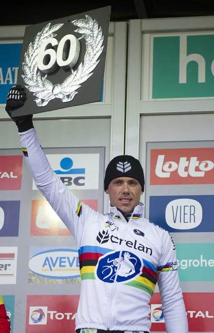Sven Nys won his 60th Superprestige race in Hoogstraten
