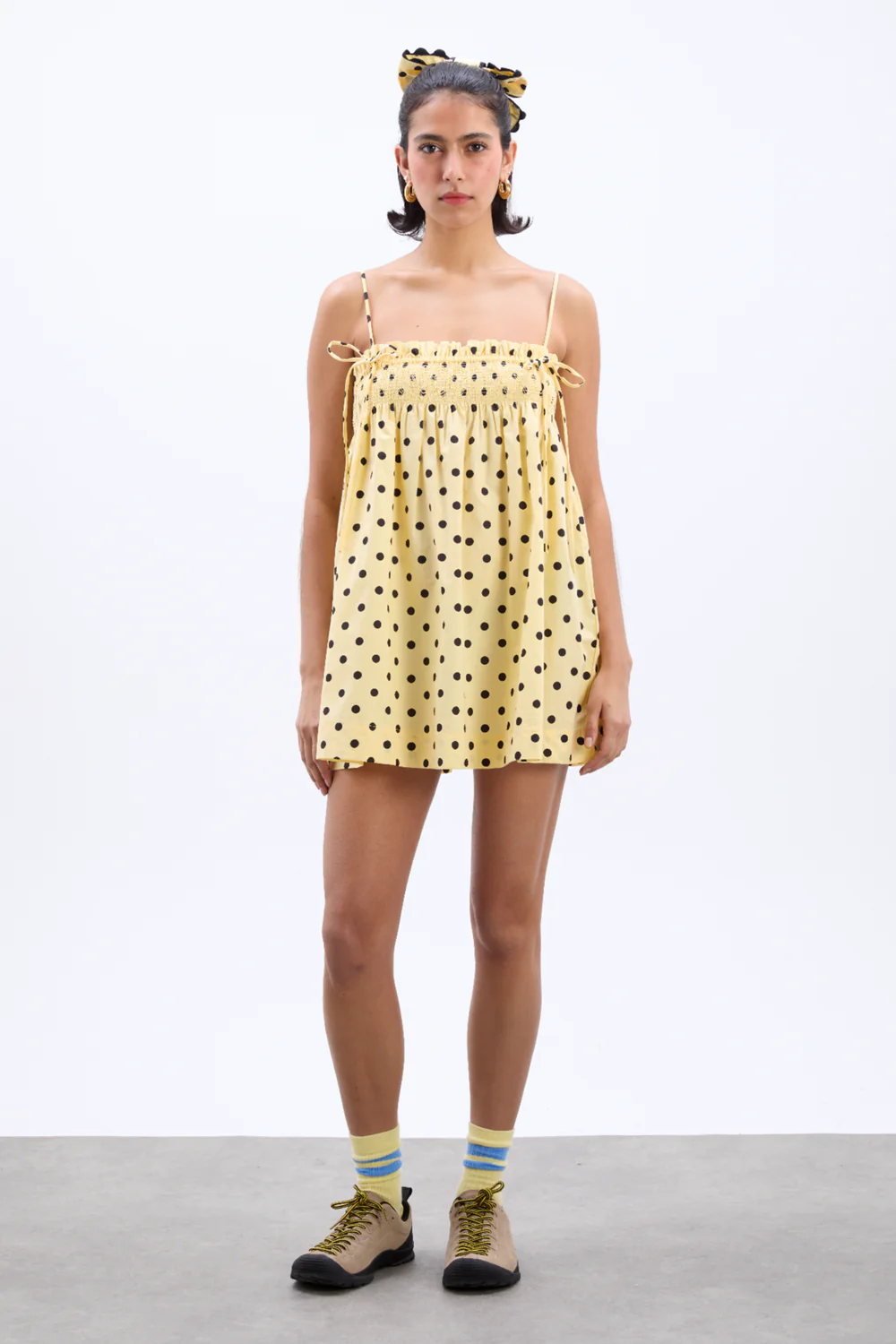 Ivy Puff Sleeve Satin Mini Dress
