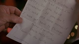 Kevin's note to Mr. Duncan in Home Alone 2: Lost In New York