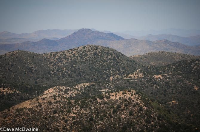 The view into Copper Basin and Skull Valley