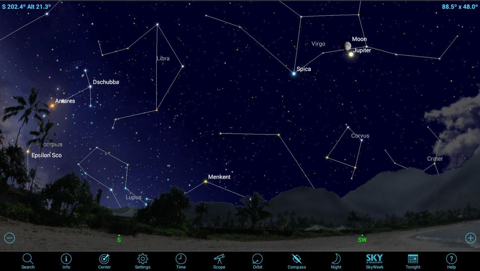 Previewing 2017's Biggest Skywatching Events Using Mobile Astronomy Apps — Part 2 Space
