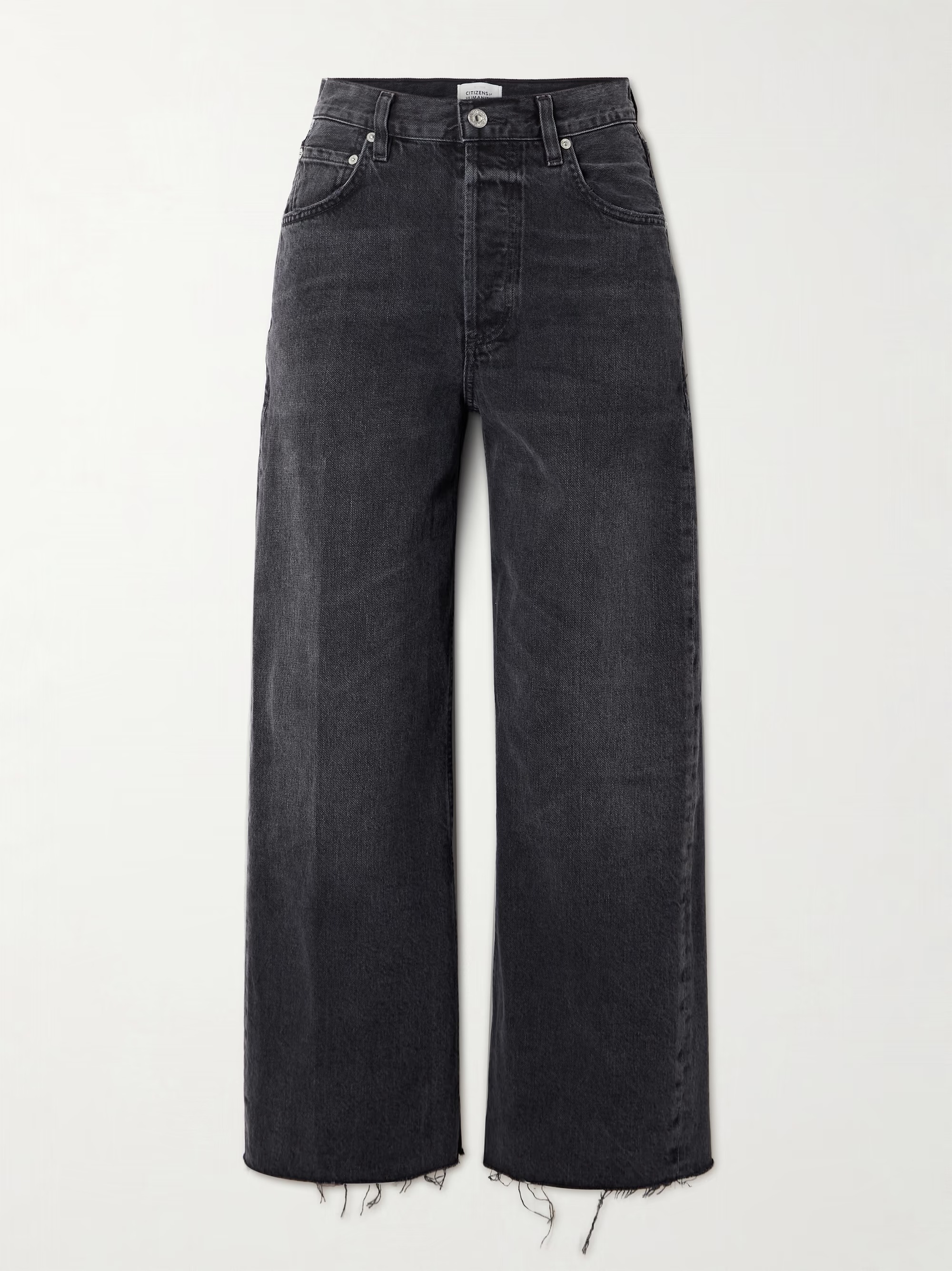 Ayla Baggy Cotton-Blend Velvet Wide-Leg Pants