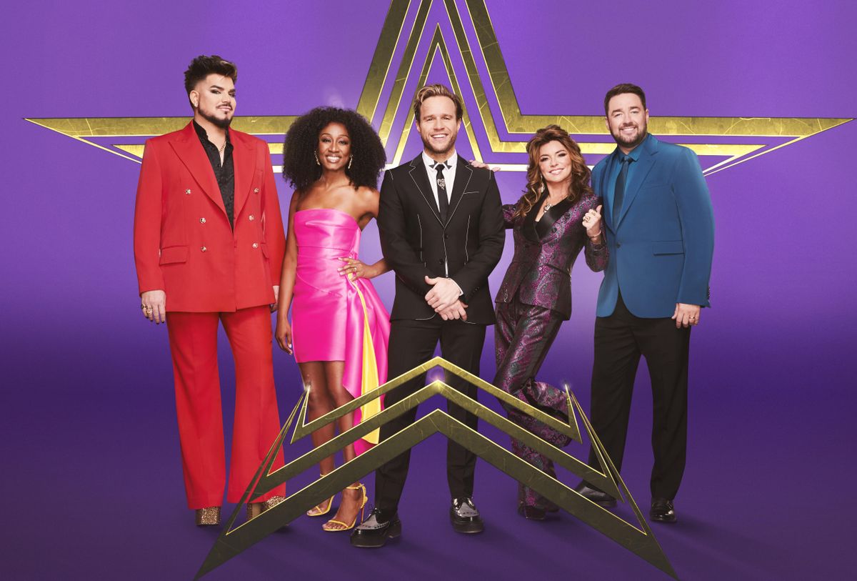 Olly, Adam, Beverley, Shania and Jason in Starstruck.