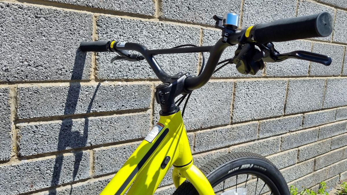 Wide BMX style handlebars