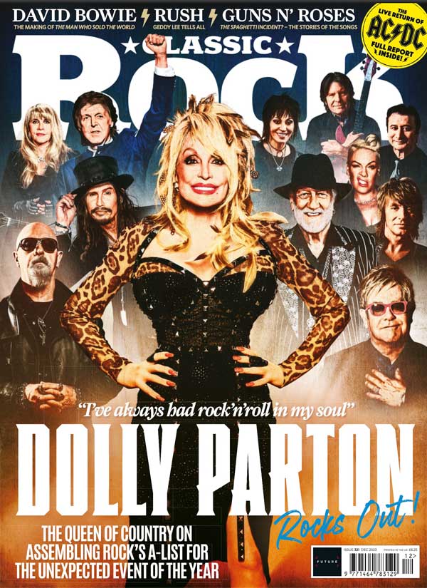 The cover of Classic Rock 321, featuring Dolly Parton.