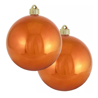 Mandarin orange Christmas ball ornament