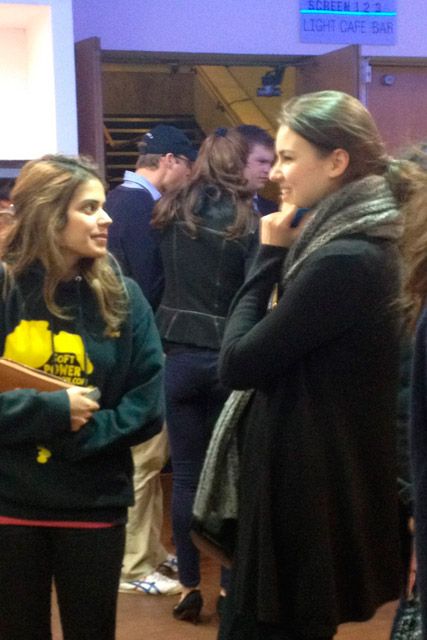 Prince William and Kate Middleton at the cinema