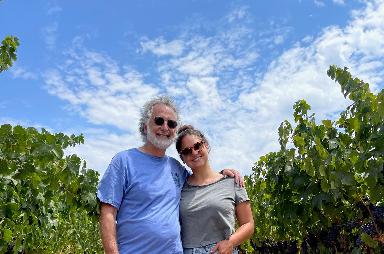 Image of winemaker Jeff Morgan and daughter Zoe Morgan