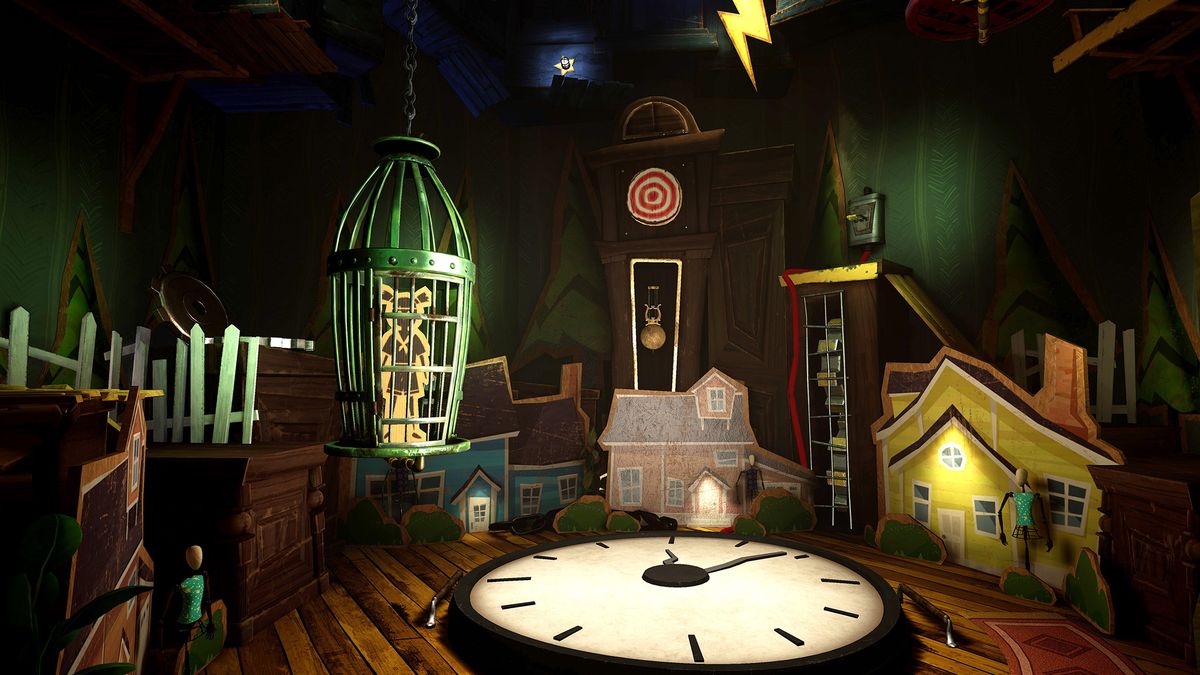 Official screenshots of Hello Neighbor: Search &amp; Rescue for PSVR 2 and the Meta Quest