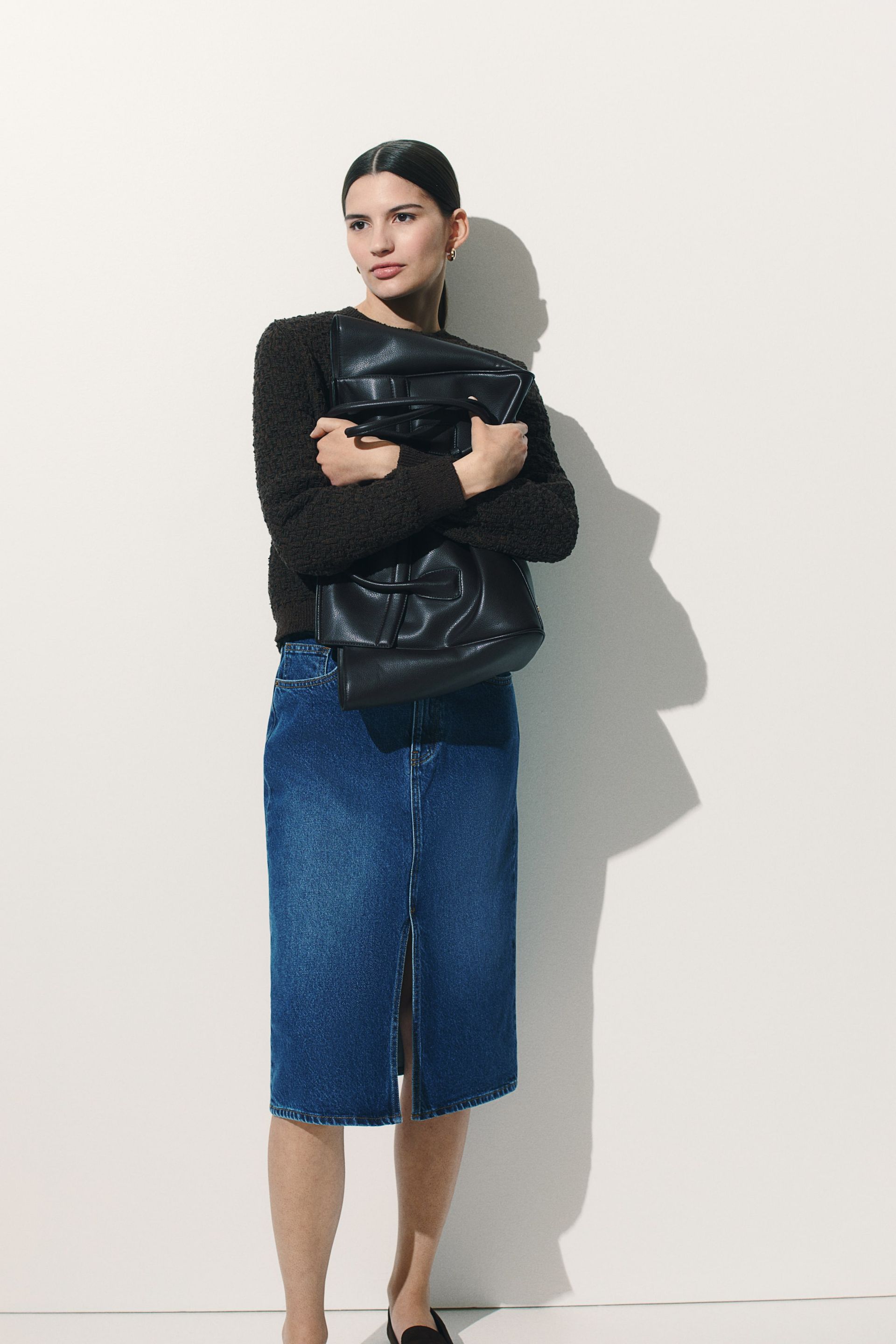 Denim Skirt - Denim Blue
