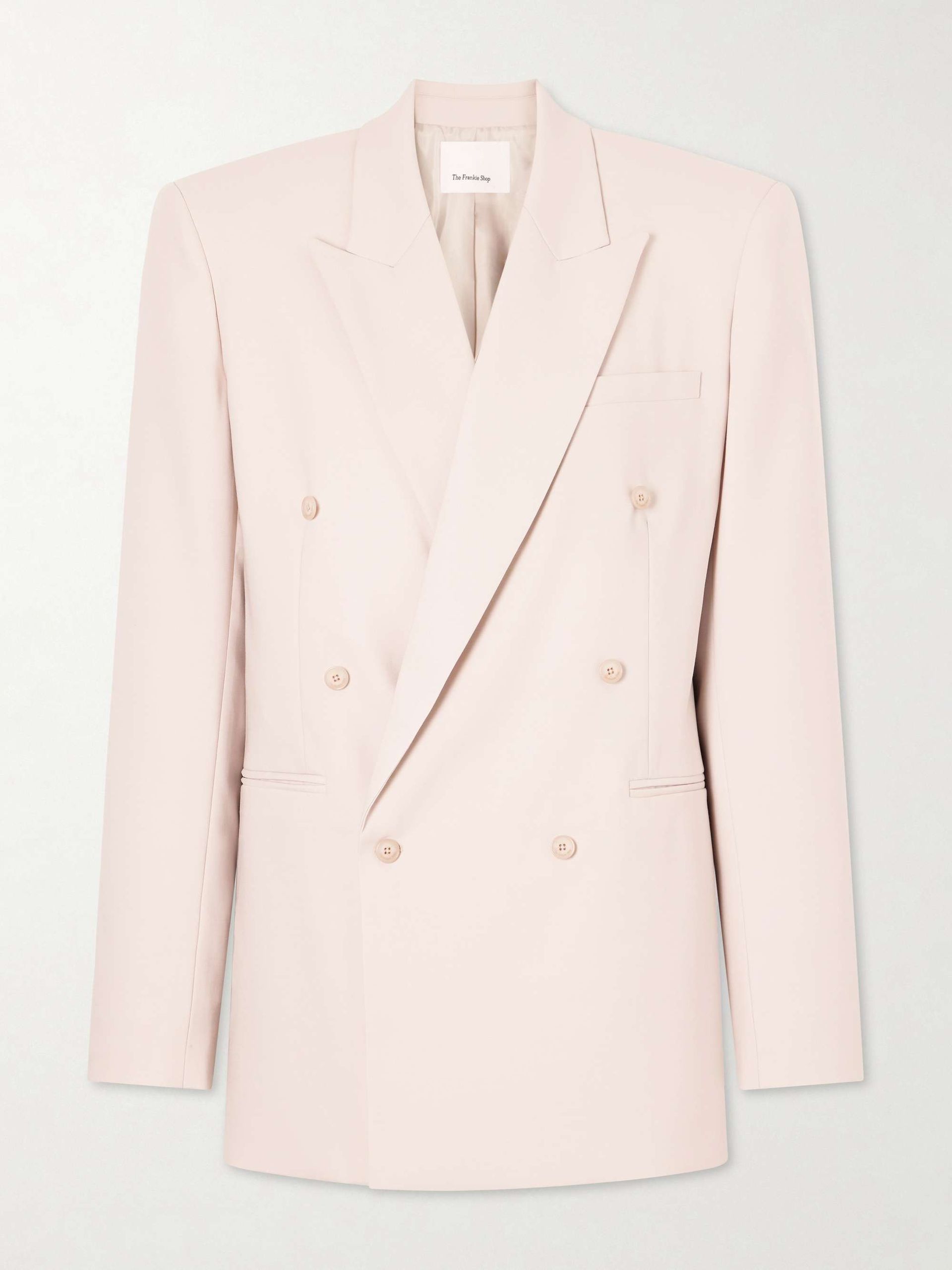Monterey Double-Breasted Wool-Blend Blazer