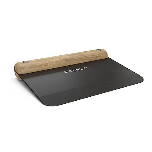 Gozney Dough Cutter - Natural Wood Handle Pizza Dough Cutter, Bench Scraper and Chopper