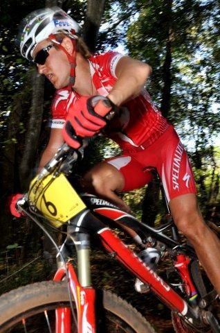 Burry Stander sets the field alight.