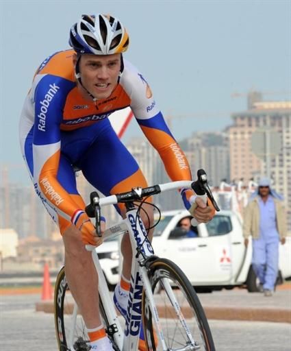 Lars Boom (Rabobank) at speed