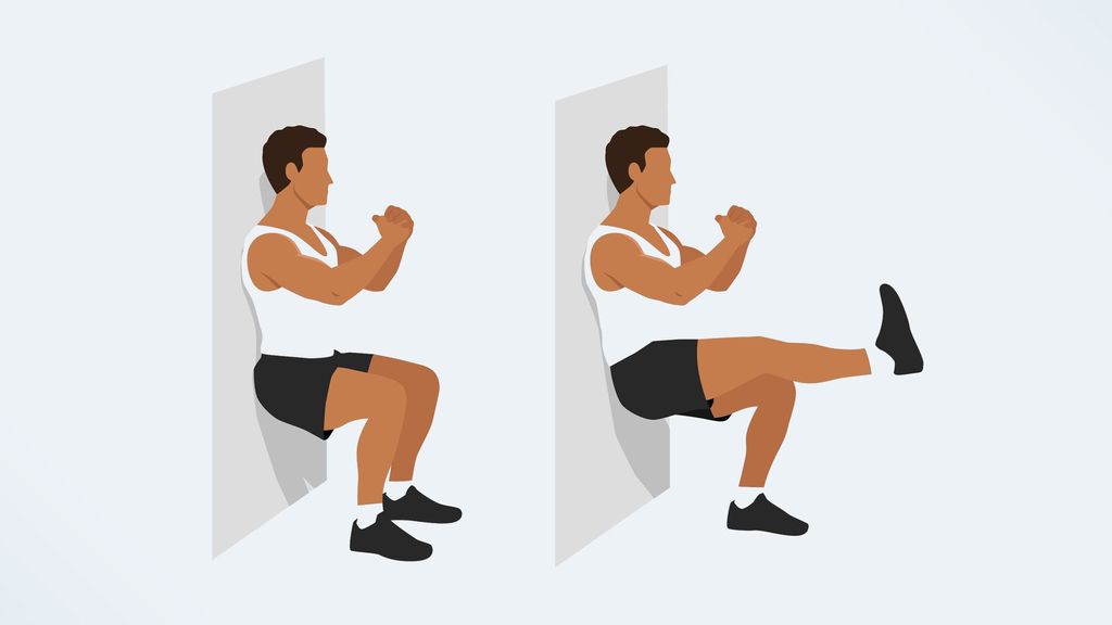 I did a single-leg wall sit every day for a week — here's what happened ...