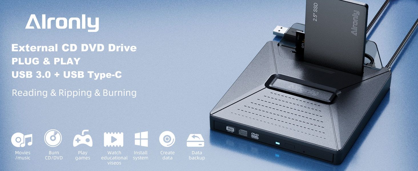 Portable USB DVD writer with SATA dock deal