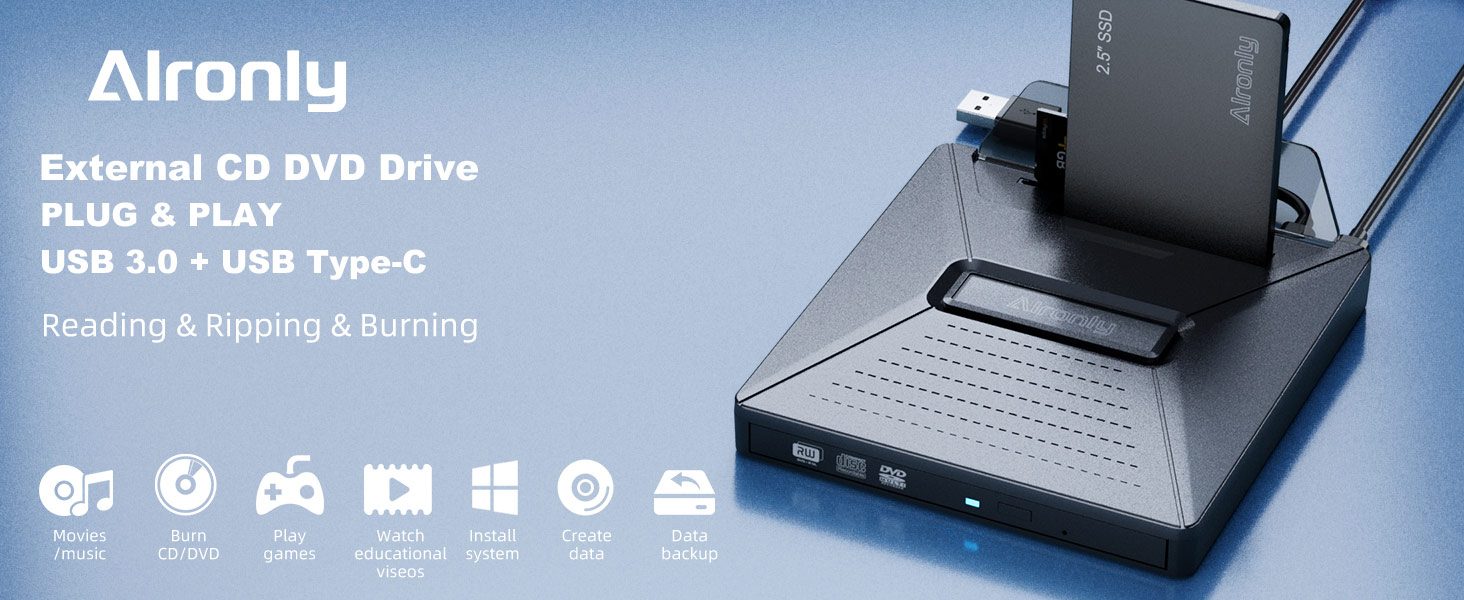 Portable USB DVD writer with SATA dock deal