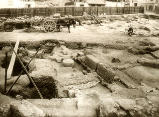 The deposit was first discovered in 1932 during excavations of the agora.