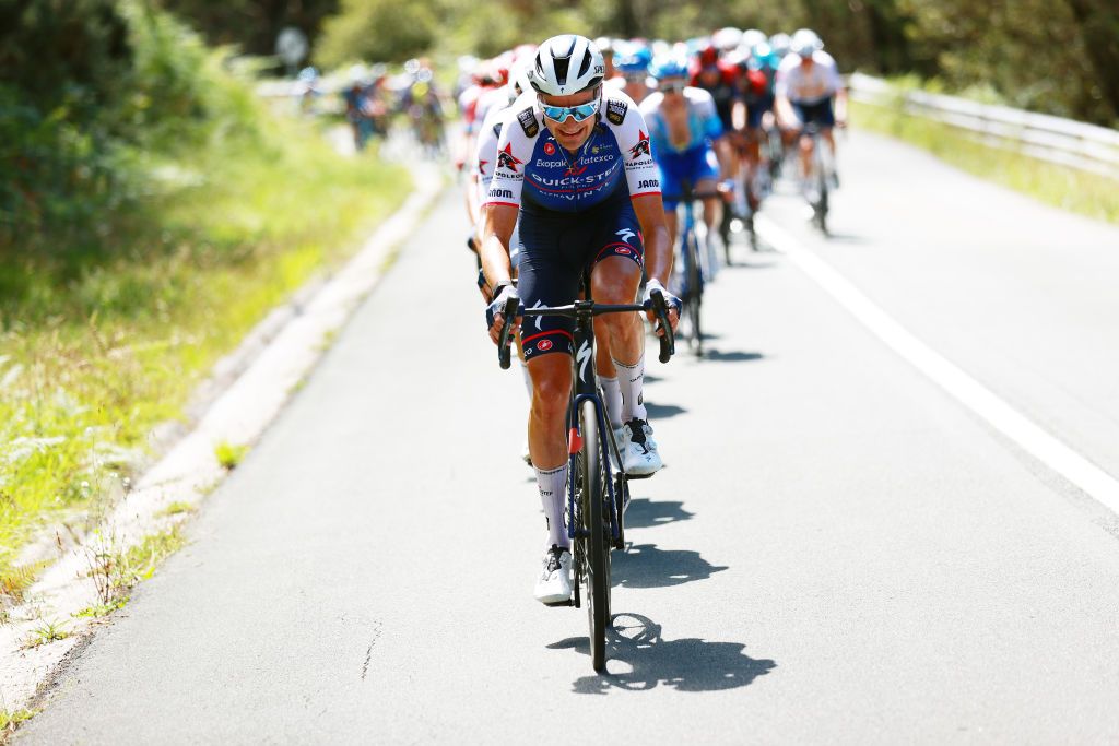 SAN SEBASTIAN SPAIN JULY 30 Pieter Serry of Belgium and Team QuickStep Alpha Vinyl competes during the 42nd Donostia San Sebastian Klasikoa 2022 Mens Elite a 2248km race from San Sebastian to San Sebastian Klasikoa2022 on July 30 2022 in San Sebastian Spain Photo by Gonzalo Arroyo MorenoGetty Images