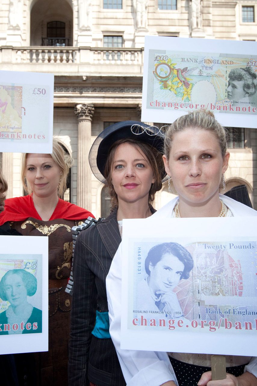 Caroline Criado Perez campaigns for the Jane Austen bank note