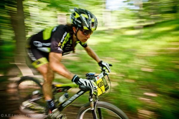 Sonya Looney made the trip from CO to compete in the Trans-Sylvania Epic for Topeak Ergon