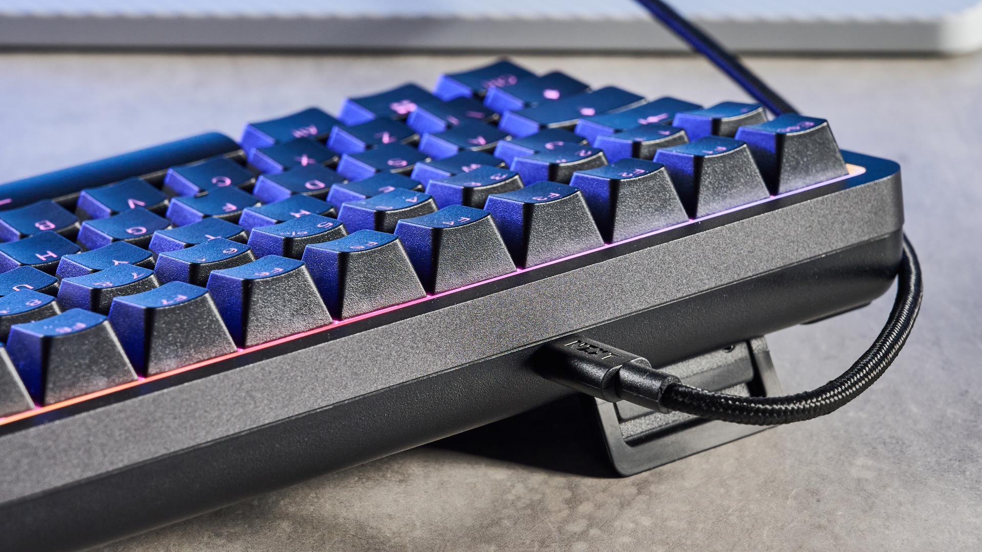 A black NZXT Function Elite MiniTKL Hall Effect keyboard