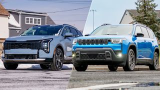 Jeep Cherokee vs Kia Sportage Hybrid.