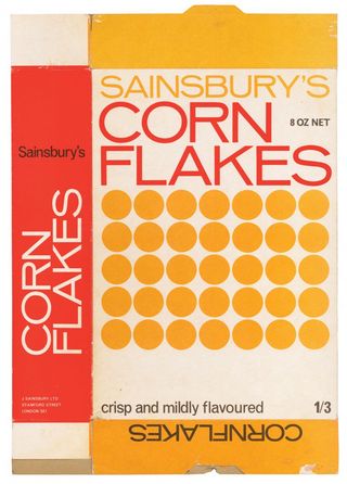 Box of corn flakes