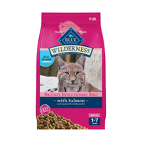 Blue Buffalo Wilderness Natural High Protein Grain Free Salmon Dry Food for Adult Cats