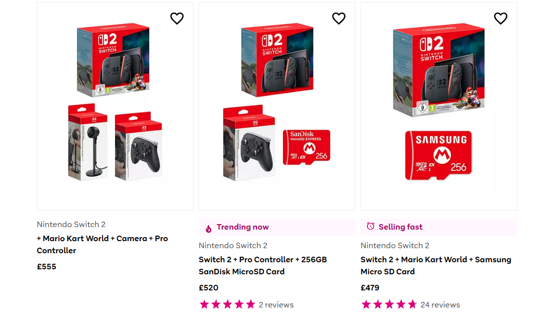 Very Switch 2 stock