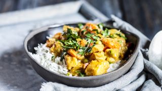 Vegan protein curry