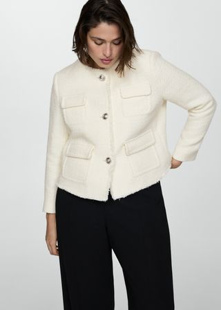 Pocket Tweed Jacket - Women | Mango Usa